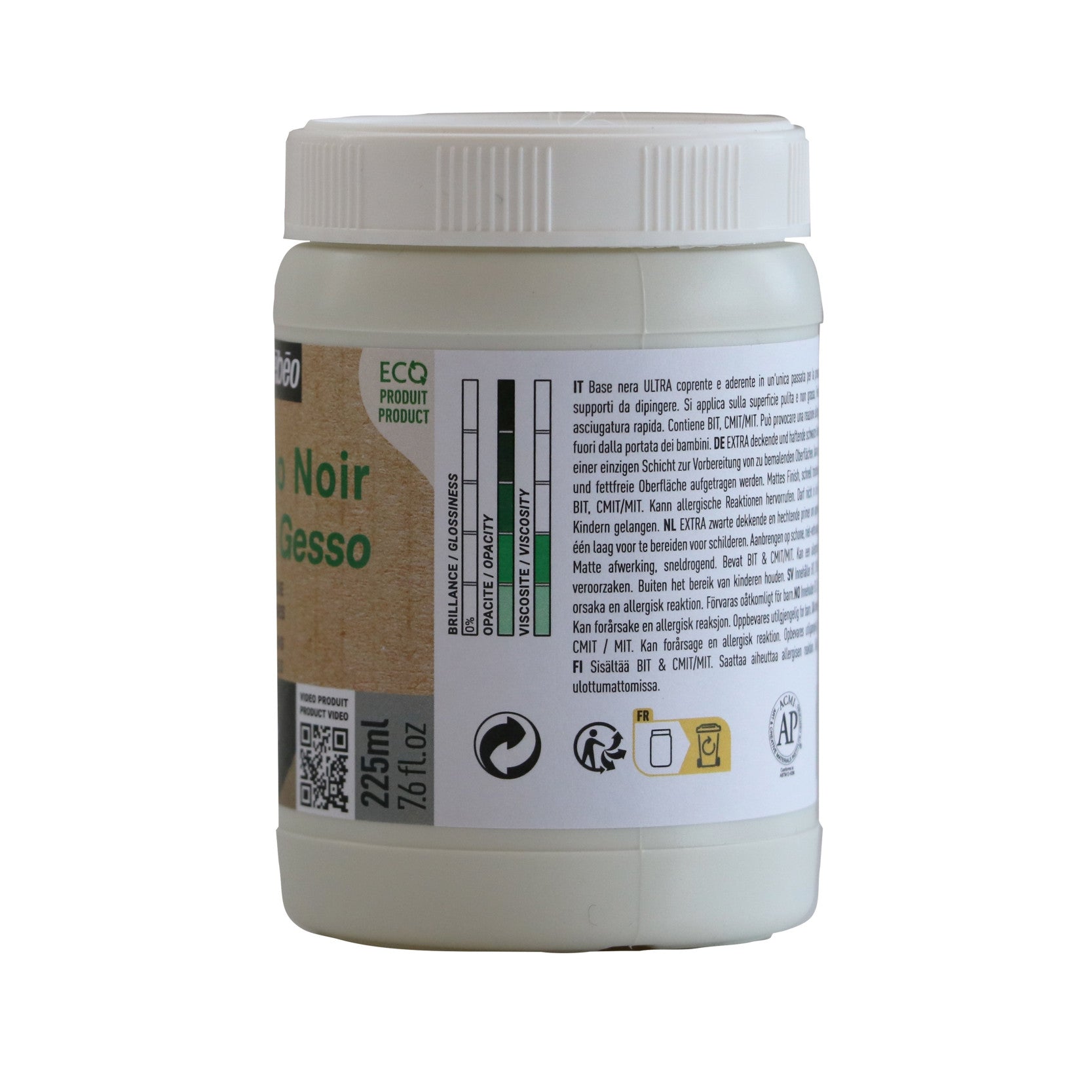 Gesso negru Pebeo Studio 225 ml