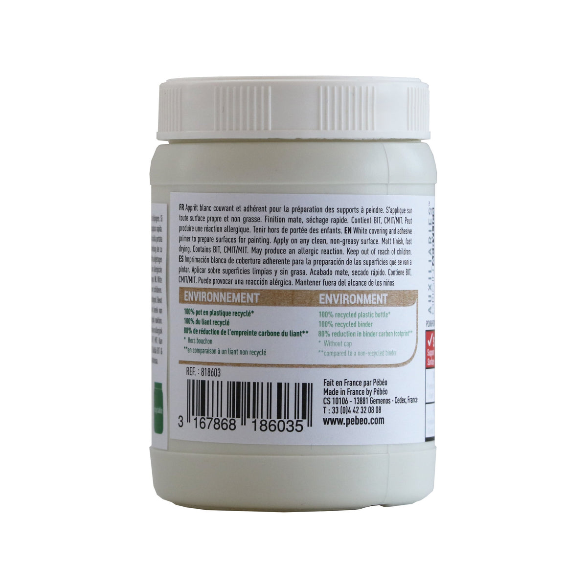 Pebeo Studio grund acrilic gesso 225 ml