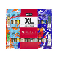 Pebeo Studio XL set culori de ulei 20 x 20 ml cu pensulă