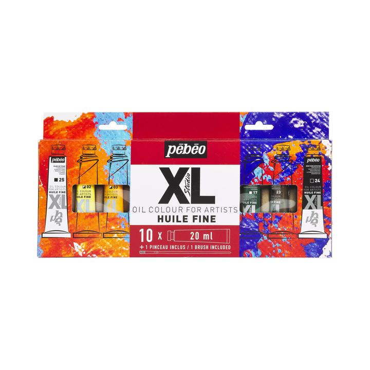 pebeo studio xl set de vopsele in ulei ro pbo920116
