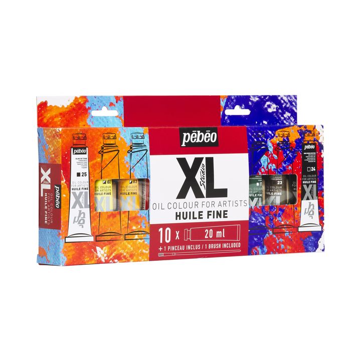 pebeo studio xl set de vopsele in ulei ro pbo920116