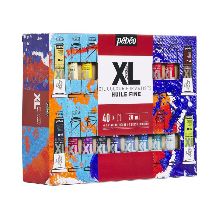 pebeo studio xl set de vopsele in ulei ro pbo920246