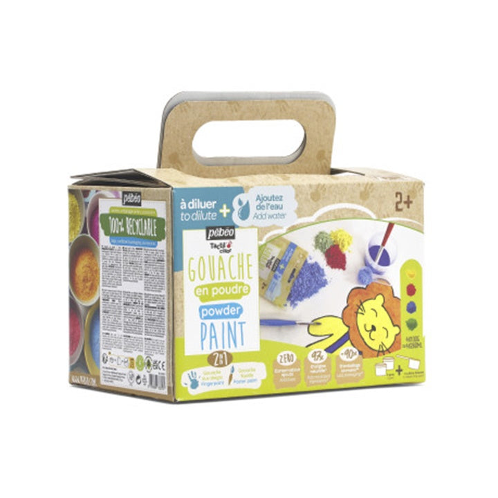 pebeo tactilcolor tactilcolor set de vopsele pentru guasa cu pulbere ro pbo633370