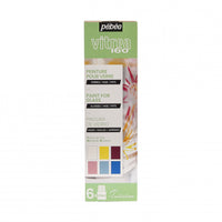 Pebeo Vitrea 160 set culori pentru sticlă 6 x 20 ml