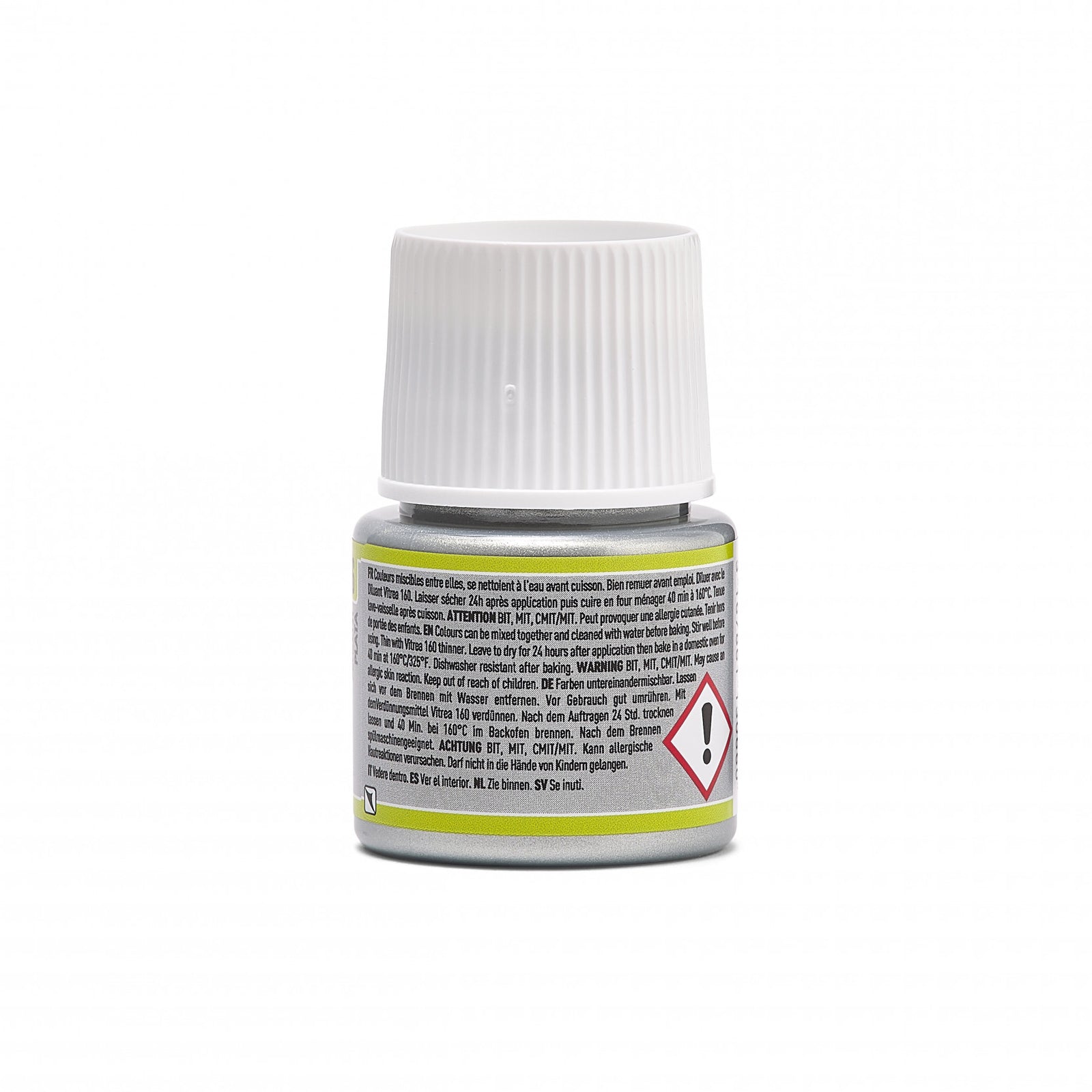 Pebeo Vitrea 160 vopsea pentru sticlă cu efect de vitraliu 45 ml Shimmer Silver