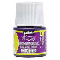 Vopsea vitraliu pentru sticlă Pebeo Vitrea 160 lucioasă 45 ml – Amarant