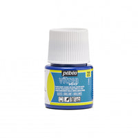 Vopsea vitraliu pentru sticlă Pebeo Vitrea 160 lucioasă 45 ml – Cian