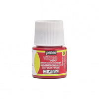 Vopsea vitraliu pentru sticlă Pebeo Vitrea 160 lucioasă 45 ml – Roșu ardei