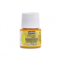 Vopsea vitraliu pentru sticlă Pebeo Vitrea 160 lucioasă 45 ml – Galben solar