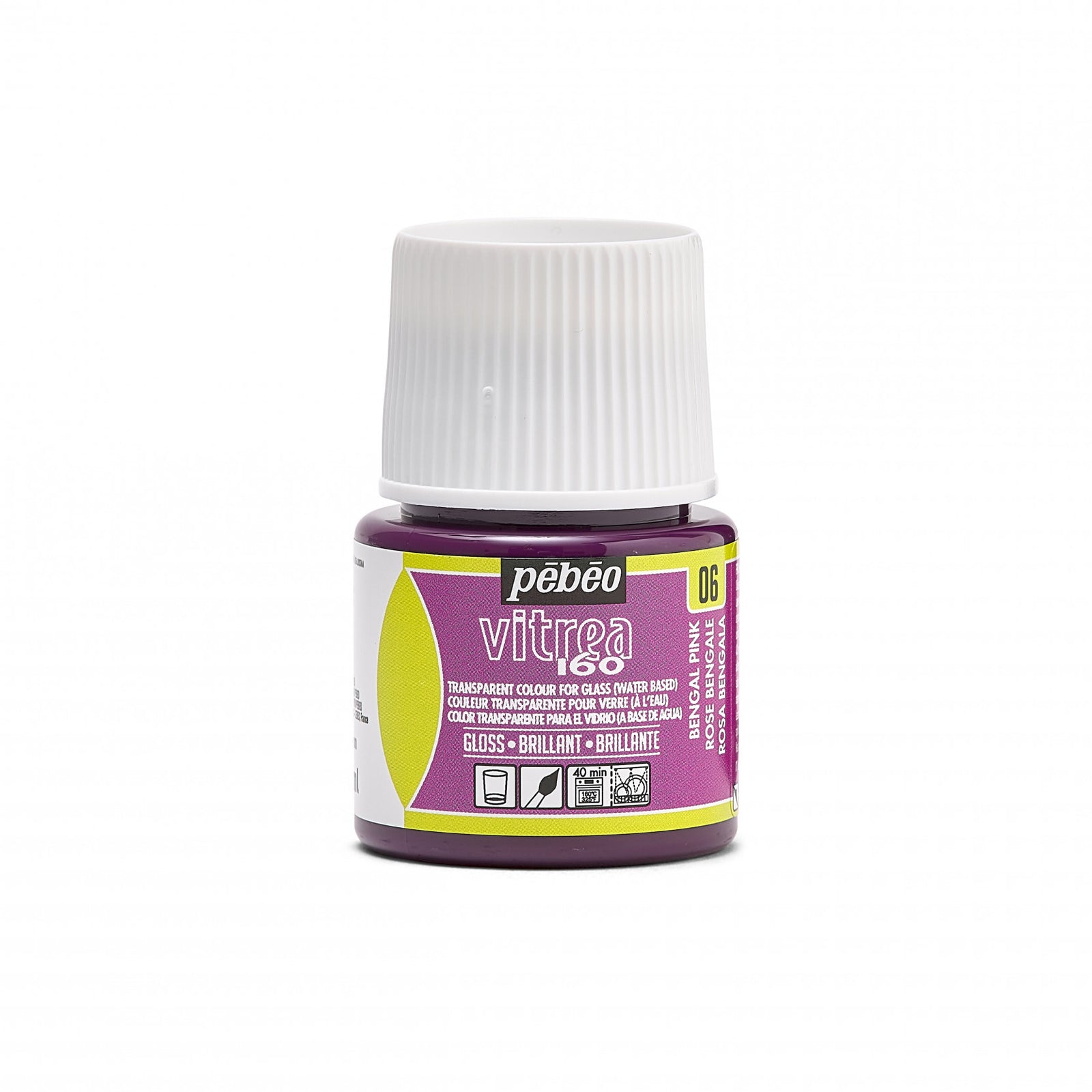 Vopsea vitraliu pentru sticlă Pebeo Vitrea 160 lucioasă 45 ml