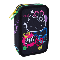 Penar complet cu 2 fermoare Colorino Jumper 2 Hello Kitty – Hello Kitty Negru Neon
