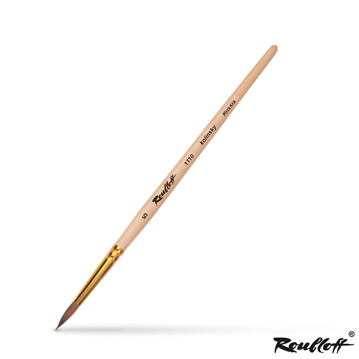pensula pentru pictura roubloff 1110 rotunda naturala kolinsky ro hmd1110