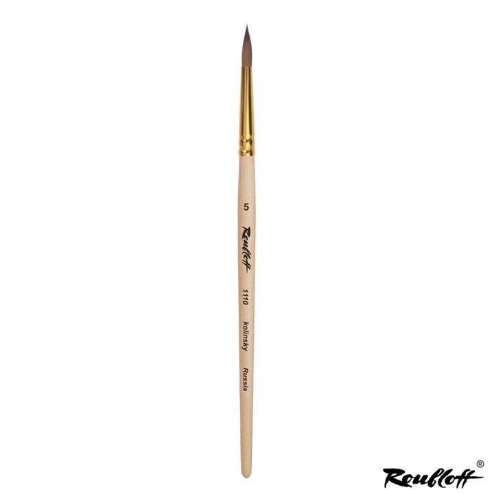 pensula pentru pictura roubloff 1110 rotunda naturala kolinsky ro hmd1110