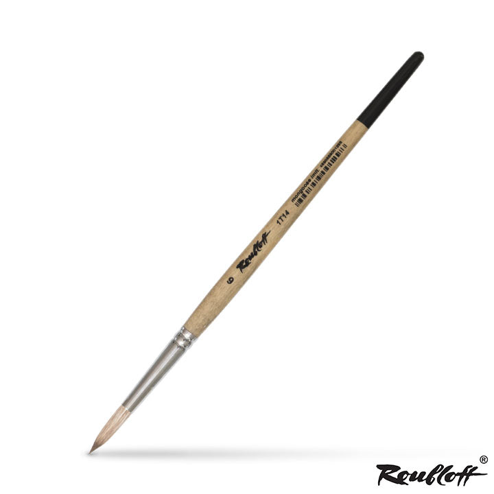 pensula pentru pictura roubloff 1t14 sintetica rotunda ro hmd1t14