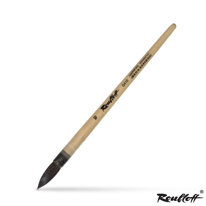 pensula pentru pictura roubloff qa10 rotunda mixta sintetica si naturala ro hmdqa10