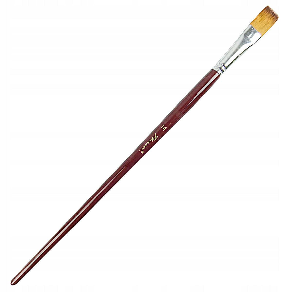 Pensulă plată sintetică Phoenix 6604A – mărimi 0–16 – 14#