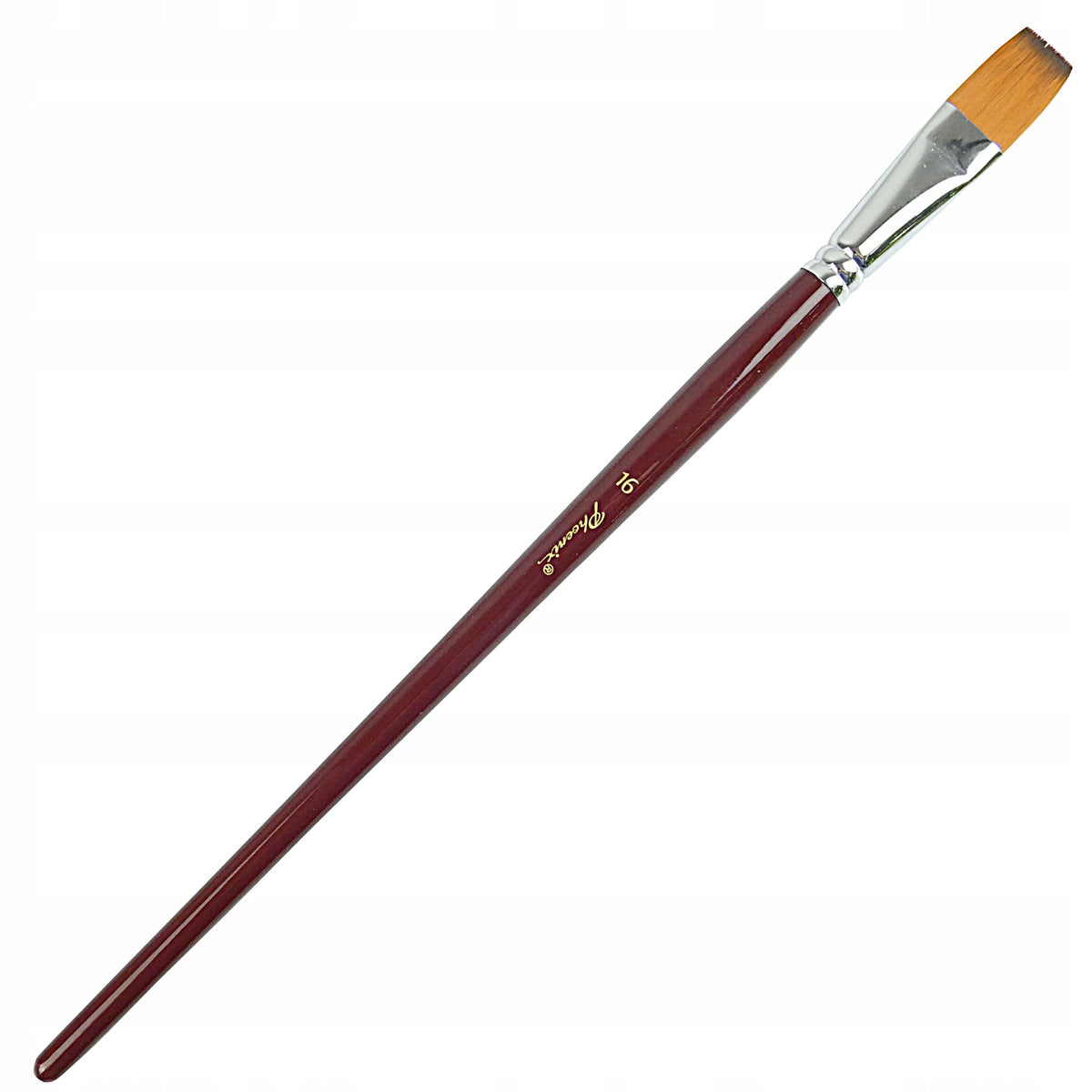 Pensulă plată sintetică Phoenix 6604A – mărimi 0–16 – 16#