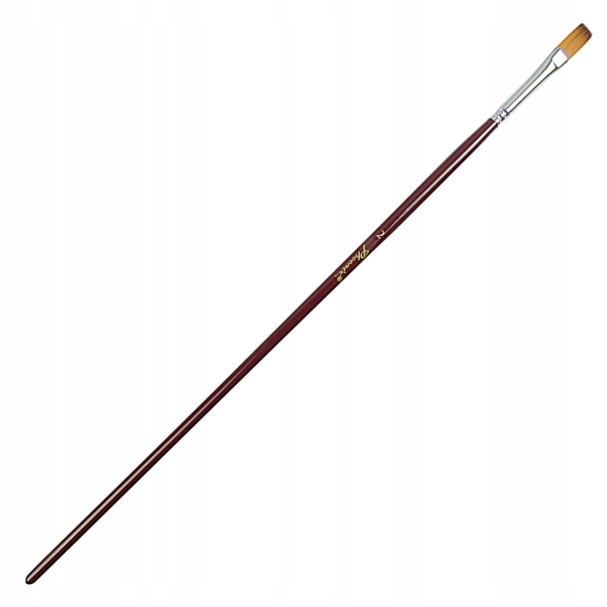 Pensulă plată sintetică Phoenix 6604A – mărimi 0–16 – 2#