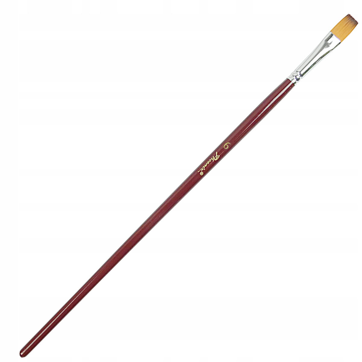 Pensulă plată sintetică Phoenix 6604A – mărimi 0–16 – 6#