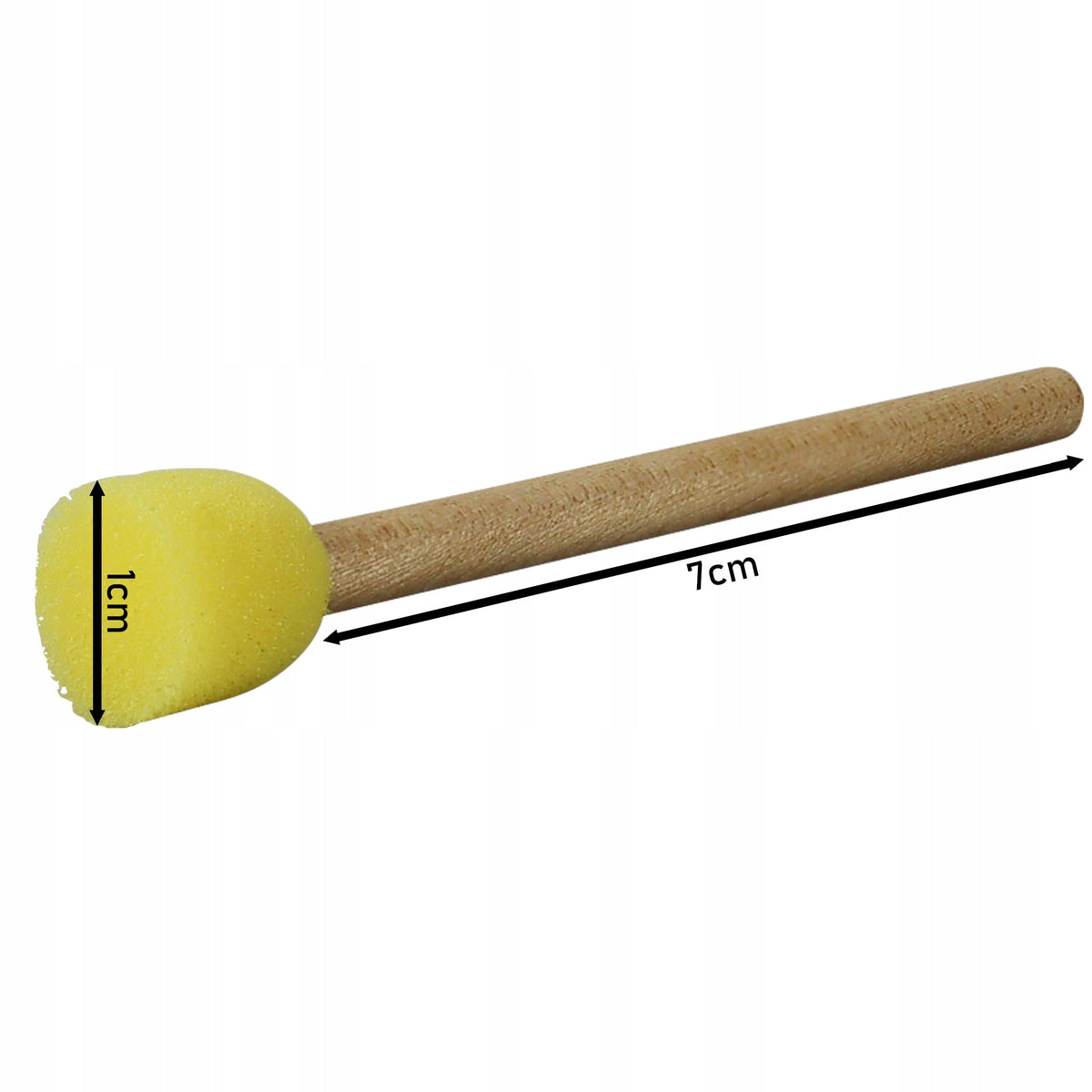 Pensulă rotundă pentru șablonare Phoenix, 10 mm – mărimi 1#–4#