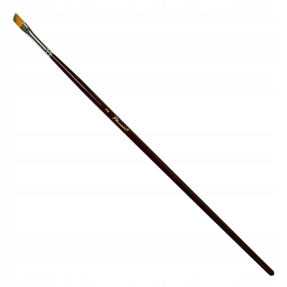 Pensulă teșită Phoenix 6604G, mărimea 10# – 2#