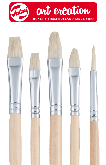 pensule artcreation cu par natural set 5 piese ro rtl9099215m