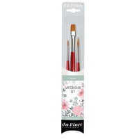 pensule da vinci pentru culori acuarele set de 3 produse ro dvc5389