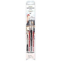 pensule da vinci pentru vopsele de acuarela set de 4 bucati ro dvc5602