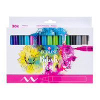 pensule pentru acuarela ecoline brush pen ro rtl11509025