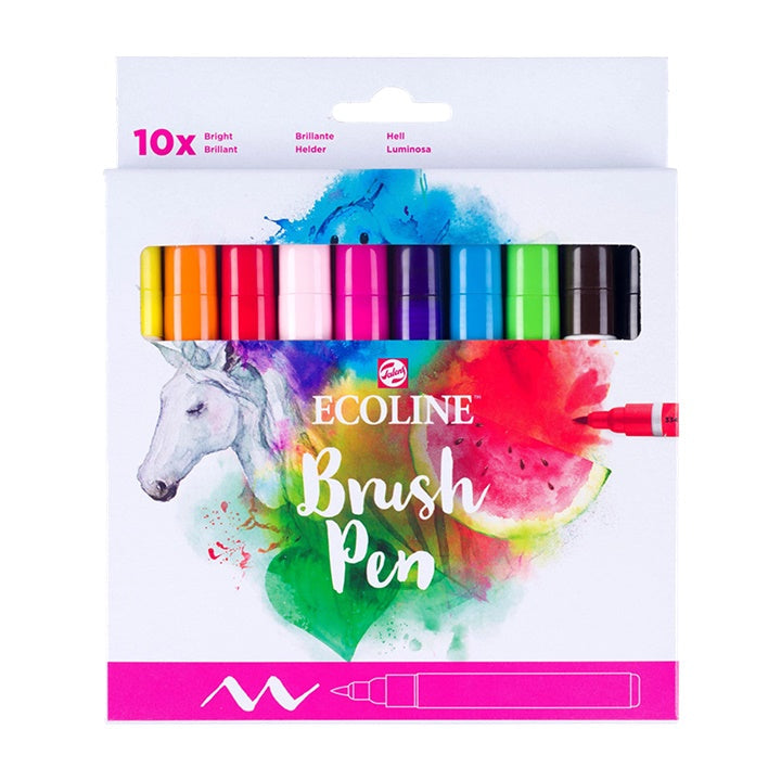 pensule pentru acuarela ecoline brush pen ro rtl11509813