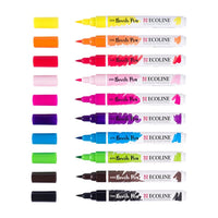 pensule pentru acuarela ecoline brush pen ro rtl11509813