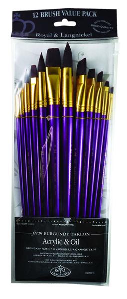 pensule royal langnickel 12 set t 9315 ro rlgrset 9315