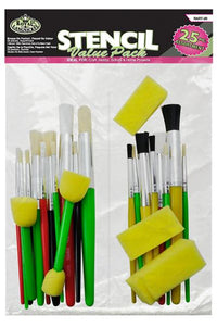 pensule si bureti 25 set ro rlgrart 20