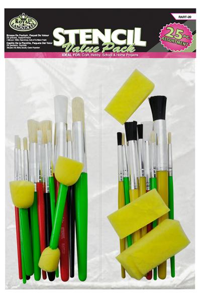 pensule si bureti 25 set ro rlgrart 20