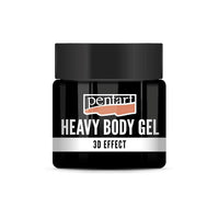 pentart black glossy heavy body gel ro pnt446
