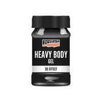 pentart black glossy heavy body gel ro pnt446