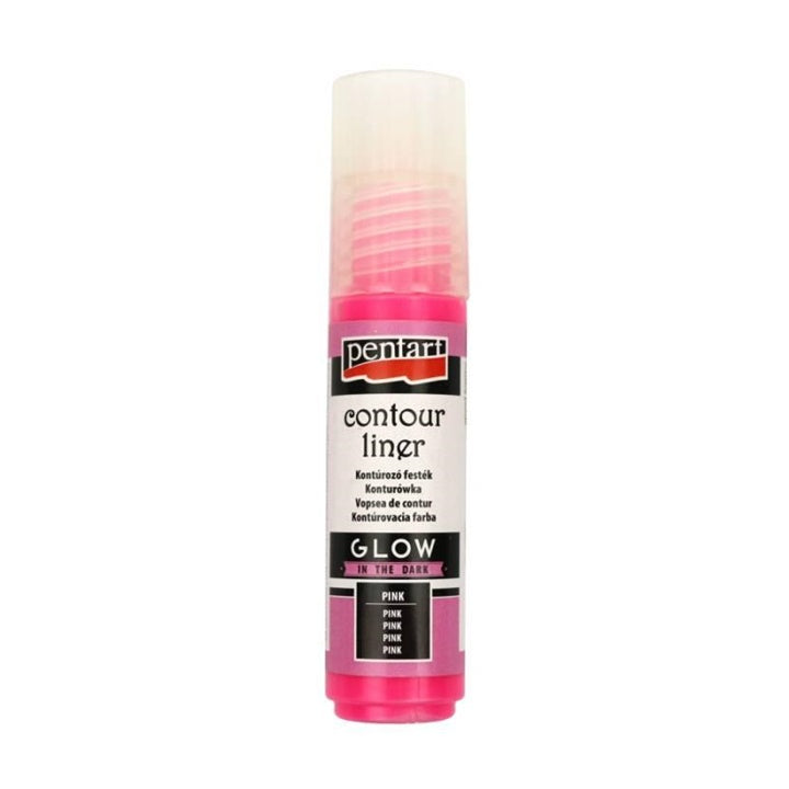 pentart glow in the dark contour paint 20 ml ro pntgitd