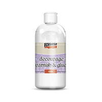 pentart vernis mat si adeziv pentru decoupage 500 ml ro pnt44469