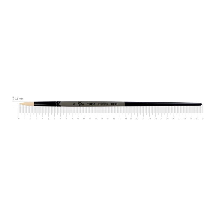perie rotunda sintetica rosa terra 1608r ro rsk1608r