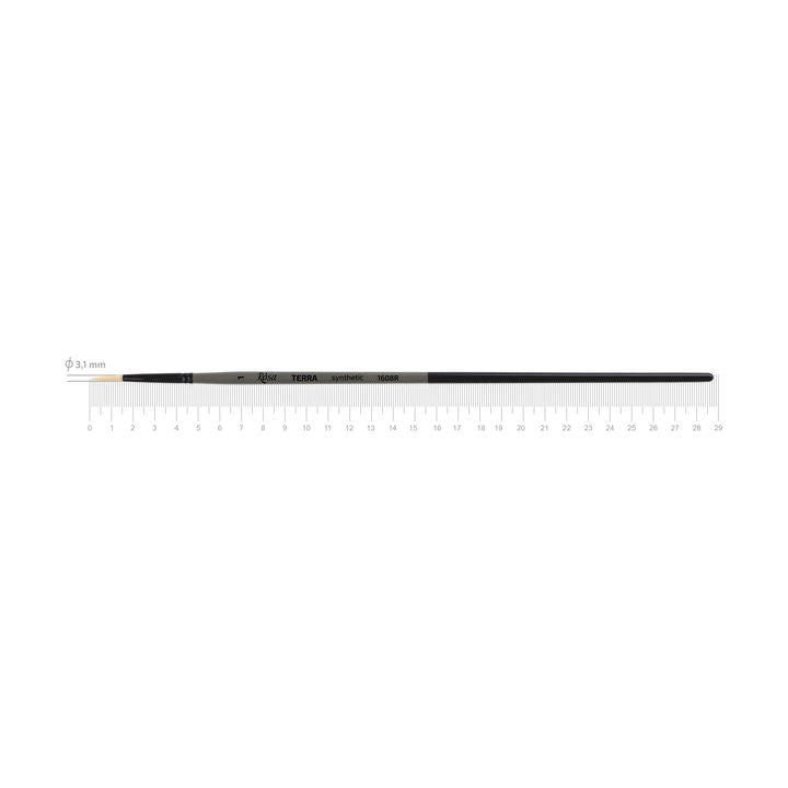 perie rotunda sintetica rosa terra 1608r ro rsk1608r