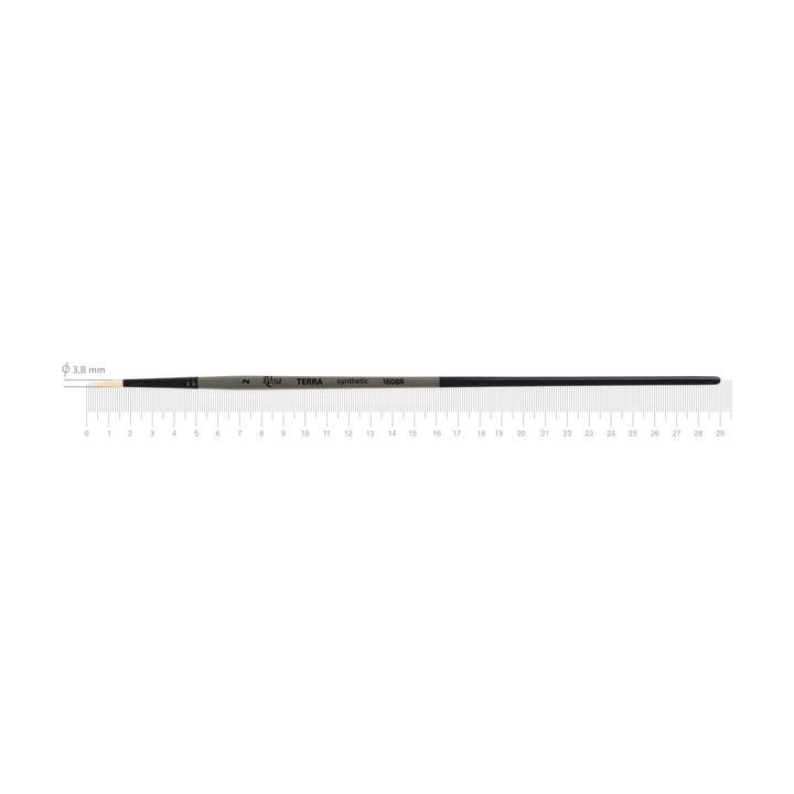 perie rotunda sintetica rosa terra 1608r ro rsk1608r