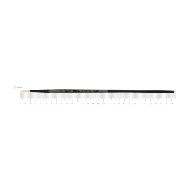perie rotunda sintetica rosa terra 1608r ro rsk1608r