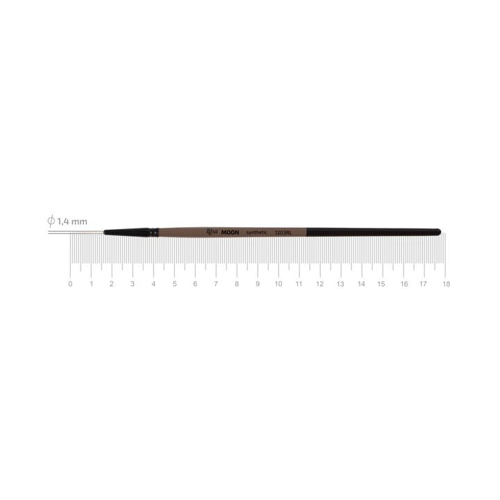 perie sintetica pentru liner rosa moon 1203rl ro rsk1203rl