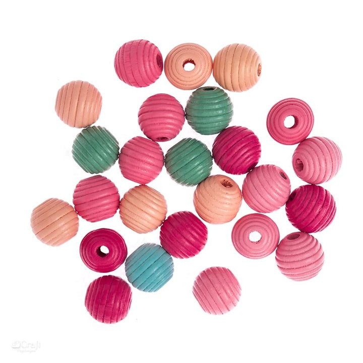 perle de lemn colorate spirala 15 mm 25 buc ro dpcgrko 131