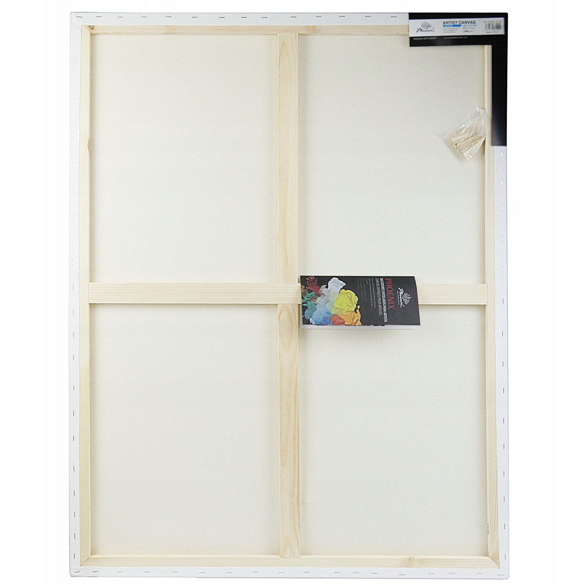 Phoenix pânză pentru pictură pe șasiu, 3,8 cm, 380 g/m², 24–100 cm, până la 160 cm – alege dimensiunea