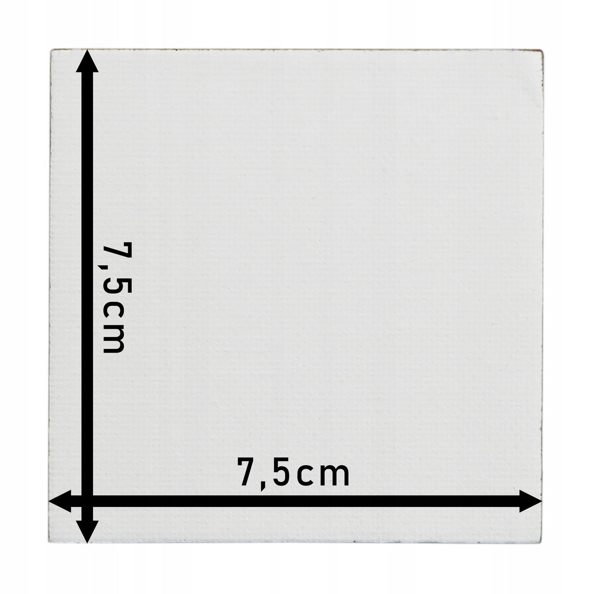 Phoenix, set de 4 pânze pătrate pe carton cu magnet, 7,5 x 7,5 cm