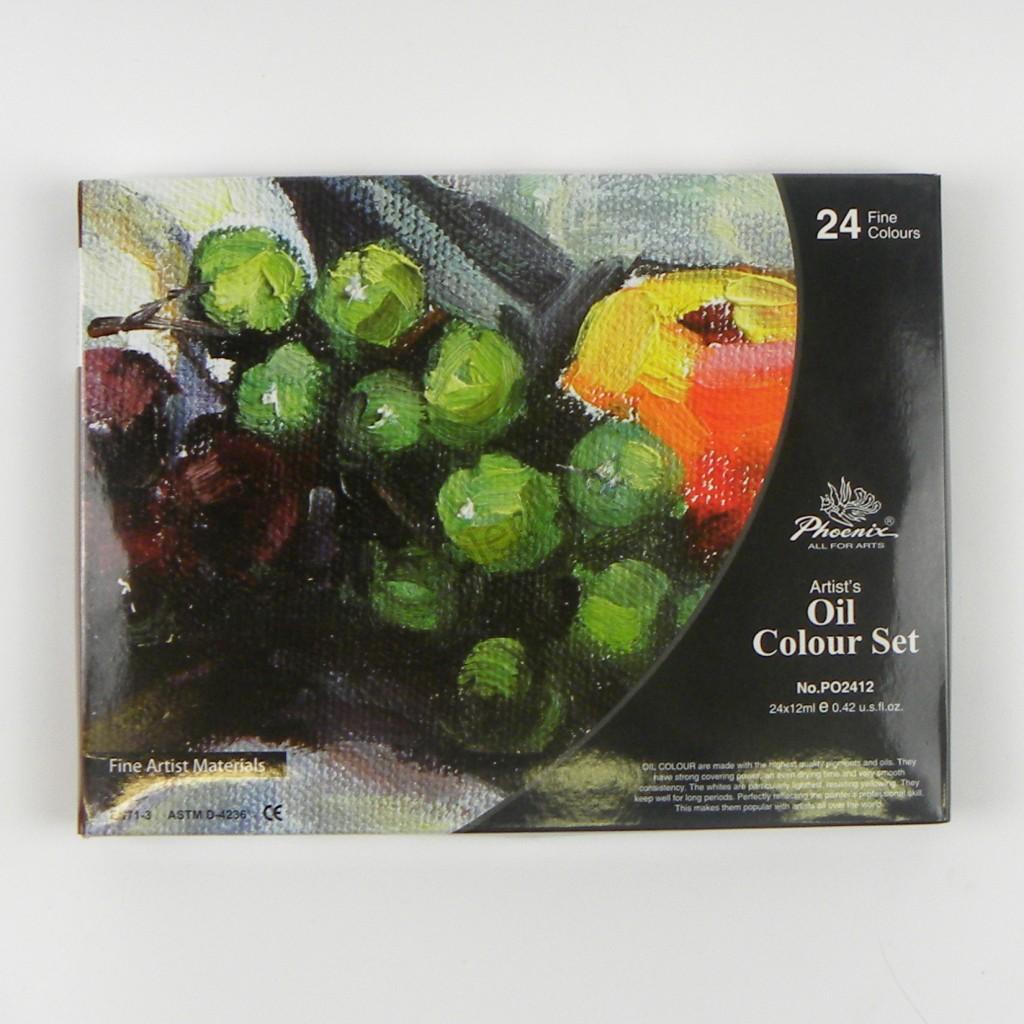 Phoenix – set de culori în ulei, 12–24 x 12 ml