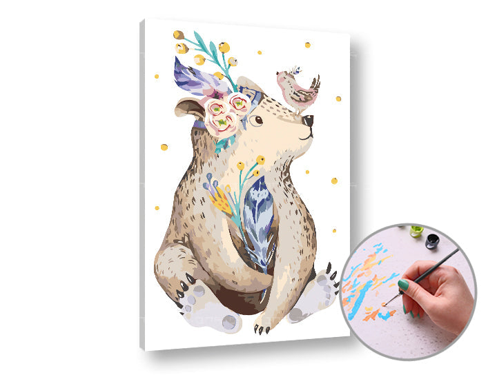pictura dupa numere animal camaraders ro xonkid081e1
