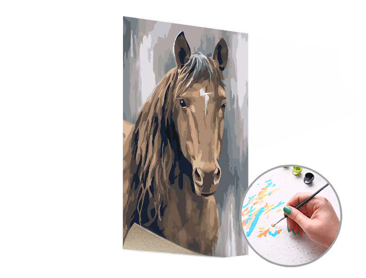 pictura dupa numere brown stallion ro xonan082