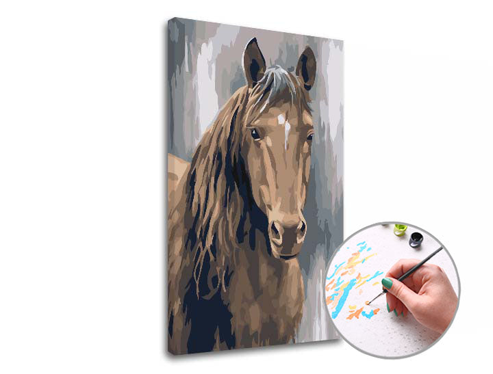 pictura dupa numere brown stallion ro xonan082